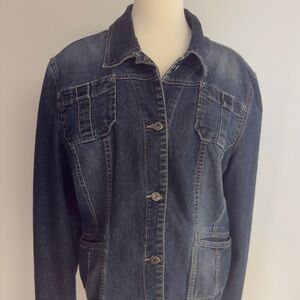 KIKIT Classic Denim Jean Jacket NWOT